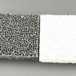 Alumina/Silicon/SiC Porous Ceramic Foam Filter Plate